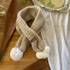 Bufanda Infantil Invierno Calentador de Cuello para Bebé Bufanda de Lana Tejida para Niños y Niñas Estilo Coreano Unisex para Bebé