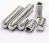 En Stock Acero Inoxidable 304 Din916 Tornillos Maquinados de Cabeza Avellanada Hexagonal 2 # ~1/2 Tornillo de Apriete
