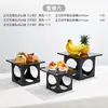 Mesa de Buffet de Hot Pot de Hotel Configuración de Mesa Ensalada de Frutas Embutidos Platos Fríos Estante de Exhibición de Comida Tazones Pequeños para Salsas Estación de Postres