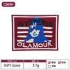 Patches de tecido populares para aplicação em roupas, podem ser passados a ferro ou costurados, para reparar furos e decorar roupas, bolsas, calças e vestuário