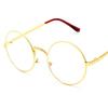Jamie 3048 Óculos Redondos Grandes Estilo Harry Potter Sem Grau Armações de Óculos Metálicas Retro Príncipe Unissex