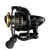 Carrete de Pesca Spinning de Fundición con Bobina de Metal, Aparejos de Pesca en MarSpinning