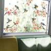 Ramas de Flores y Pájaros Fanxi Ventanas de Cristal Decoración Embellecimiento del Hogar Pegatinas Electroestáticas UV para Ventanas Venta al por Mayor Sin Adhesivo