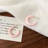 Pendientes Exquisitos y Sencillos de Diseño de Nicho en Forma de C de Gota de Aceite, Versátiles y Elegantes para el Uso Diario, Pendientes Elegantes y de Alta Gama para Viajar