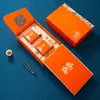 Caja de Empaque de Té Personalizada por el Fabricante, Caja de Empaque tipo Almeja para Set de Regalo de Alta Gama, Bolsa de Papel, Caja Vacía de Doble Apertura con Tapa y Base