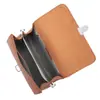 Bolso Nueva Moda Capa Superior Piel de Vaca Bolso de Hombro Cruzado Cuero Genuino Bolso de Mujer Bolso de Mano Texturizado Cuero Suave Bolso Cuadrado Pequeño