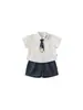 Ropa Infantil Bangxuan Camisa de Verano para Niños Traje Formal para Bebé Niño de un Año Conjunto de Dos Piezas Ropa para Bebés Niños