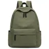 Mochila Estilo Japonês para Estudantes Universitárias, Versão Coreana, Grande Capacidade, Mochila Simples de Cor Sólida, Adequada para Meninos do Ensino Fundamental e Médio