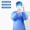 Ropa Protectora Desechable Tipo Bata de Aislamiento, Bata Quirúrgica para Sala de Maternidad, Tipo de Uso Inverso Médico de PP, Unisex, Puños Elásticos
