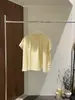 [Primeiro Lançamento] Thirteen Lines Verão Estilo Coreano Ombro Caído Caimento Solto Versátil Gola Plissada Algodão Texturizado Camisa para Mulheres Csa2141