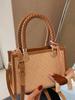 Bolso de Mano Nuevo Verano 2025 para Mujer Estilo Coreano Simple Moda Bolso Cuadrado Pequeño para Viajero Moderno Bolso Bandolera de Hombro