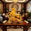 Estatueta de Cavalo para Sucesso Imediato, Cavalo do Zodíaco Decoração de Mesa de Escritório e Armário de Vinho, Presente Artesanal para Inauguração de Casa e Cerimônia de Abertura