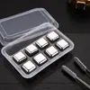 Acero Inoxidable 304 Cubitos de Hielo Metálicos Partículas de Hielo Congeladas Rápidamente Pinza para Partículas de Hielo Metálicas Cubitos de Hielo Metálicos de Acero Inoxidable Piedras para Vino