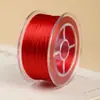 Cuerda Elástica con Cuentas de Alta Elasticidad, Pulsera de Cuentas Budistas Resistente al Desgaste, Pulsera de Cristal, Banda Elástica de Goma con Cuentas, Cordón Plano de Hilo de Seda