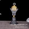 Venta Directa de Fábrica Quemador de Incienso de Cristal Árabe de Oriente Medio Decoración Navideña Hogar Quemador de Aromaterapia de Vidrio
