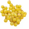 Óleo de Frango Contas de Lótus Amarelas Contas Redondas Jade Contas Soltas Jade Quartzito Amarelo Dourado Pulseira Colar Acessórios de Joalheria Contas