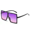 Gafas de sol de marco grande retro europeas y americanas, montura de gafas de sol de tendencia callejera de moda transfronteriza, gafas con bisagra de metal
