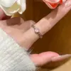 Anillo de Zirconia Hueco en Forma de Corazón para Mujer Simple de Gama Alta Abierto Ajustable Anillo de Dedo Transfronterizo Venta Caliente Nuevos Accesorios