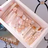 Nuevo Juego de Pasadores de Perlas con Pedrería, Pinza Lateral para el Cabello de Estilo Fresco, Accesorio de Peinado de Moda para Mujer, Pasador para Cabello Suelto