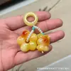 Colgante Corazón de Oso de Cera de Abeja de Segunda Generación Accesorios de Concha de Abeja Reina de Segunda Generación Llavero DIY Colgante para Bolso Colgante Moda