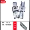 Conector de Fijación Rápido Galvanizado de Hierro Cuadrado 40*40mm para Tubo Cuadrado 25*25 Abrazadera de Fijación para Tubo de Acero Cuadrado Sin Soldadura Requerida
