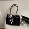Bolso Tote Grande de Gamuza para Mujer 2025 Nuevo de Moda de Alta Gama Bolso de Hombro para Salir al Trabajo y Viajar