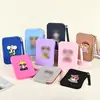 Em Estoque Bolsa de Mão de Silicone para Menina Impermeável Armazenamento de Cosméticos Bolsa Quadrada Bolsa para Celular Bolsa de Mão com Zíper Venda por Atacado