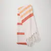 Procesamiento PersonalizadoComercio Transfronterizo Toallas de Baño, Toallas de Hotel Rayadas de Algodón para Adultos, Diseño de Borlas, Mismo Estilo que los Hoteles Turcos