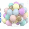 Nuevo Globo de Confeti Largo Dorado con Lentejuelas de 12 pulgadas Globos para Decoración de Escena de Fiesta de Cumpleaños 30 Globos Transfronterizos