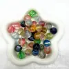 16mm Resina Colorida Degradê Iridescente Dourada Duas Cores Contas Soltas Contas Imitação Olho de Gato DIY Pulseira Miçangas Corrente de Celular Ornamento