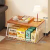 Estante de Almacenamiento para Cocina, Estante Móvil de Varias Capas para Snacks y Juguetes para Sala de Estar, Canasta para Encimera para Frutas, Verduras y Condimentos