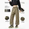 Pantalones casuales IZEXX para hombre y mujer, pantalones de senderismo modernos para exteriores, impermeables y resistentes al desgaste, ligeros, transpirables, holgados, de secado rápido, de pierna recta