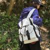 Mochila Estilo Workwear 2025 com Cordão e Aba Mochila para Uso Externo Grande Capacidade Leve Mochila de Viagem Mochila para Montanhismo Mochila Escolar