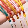 Cuerda para manillar con cuentas Accesorios DIY Colgante Lanyard para bolsa de coche Colgante de jade y cera de abeja Cuerda para jugar antigua Venta al por mayor