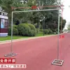Accesorios de Boda Estilo Nuevo Marco de Hierro Soporte de Fondo Varilla Telescópica Marco de Gasa Soporte de Cortina Pantalla de Arte de Hierro para Boda