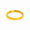 Anillo de amor de círculo completo Jinxiang, simple y moderno, de acero de titanio chapado en oro al vacío, anillo de pareja coreano para mujer