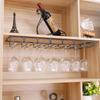 Versão ousada Suporte para taças de vinho invertido porta-copos de cozinha porta-copos invertido armário de vinhos doméstico bar suporte para taças pendurado