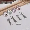 Ímã Magnético para Unhas Artísticas de Gato Olho de Gato Coelho Tendência Multiuso Coelho Fofo com Orelhas Dobráveis Peça Magnética Não Magnética