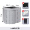 Inodoro para coche plegable portátil para exteriores, inodoro móvil de emergencia, suministros de viaje autónomos, inodoro para coche, viaje