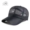 Gorra de Béisbol de Playa para Mujer, Nuevo Sombrero de Sol Estilo Coreano de Verano, Gorra con Visera de Malla Hueca para Senderismo al Aire Libre y Viajes para Hombre