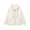 Sudadera con capucha de marca americana de moda holgada, sudadera con capucha blanca pesada, chaqueta, cárdigan para hombre, sudadera con cremallera, personalización