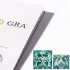 Piedras Cuadradas de Moissanita de Corte Princesa de Colores en Color D, Amarillas, Rojas, Azules, Piedras Sueltas de Moissanita con Certificado Gra al por Mayor