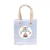 Bolsa de Regalo para Festival Souvenir Guardería Regalo de Cumpleaños para Niños Ceremonia de Apertura Bolsa de Tote Transparente para Boda