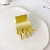 Nueva Herramienta de Aleación para Cola de Caballo Alta, Pinza de Garra Pequeña Simple de Moda, Pinza para Flequillo Lateral, Pasador, Accesorio para el Cabello para Mujeres