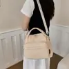 Estilo casual y simple, bolso de mano versátil de gran capacidad, bolso tote para el trabajo, bolso de hombro y cruzado, mochila de moda nueva