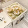 Capa de Lavadora Cor Sólida para Venda por Atacado Capa de Lama de Diatomáceas Almofada Absorvente de Água Antiderrapante Resistente à Sujeira Almofada de Bancada Capa de Geladeira