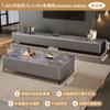 Mesa de Café Tablero de Roca A8L Sala de Estar Hogar Lujo Ligero Moderna Simple Mesa de Té 2024 Nuevo Rectangular Celebridad de Internet Apartamento Pequeño