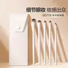 Yun Ci Kit de 5 Pincéis para Sombras, Pincel para Blush, Pincel para Sombra Nasal, Pincel para Esfumar Maquiagem dos Olhos, Pincel Lâmina para Delineador