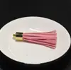 Pulsera Transfronteriza de Cuero con Borla de Fondo Igual de 6.5cm Accesorios de Borla de Cuenta de Madera de Silicona de Amazon Accesorios de Billetera