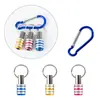 Ganchos de Almacenamiento Coloridos Sds en Dorado, Rojo, Plateado, Verde, Azul y Negro, 6 Piezas, Dos Ranuras, Mango Redondo, para Almacenamiento de Taladro Percutor Eléctrico